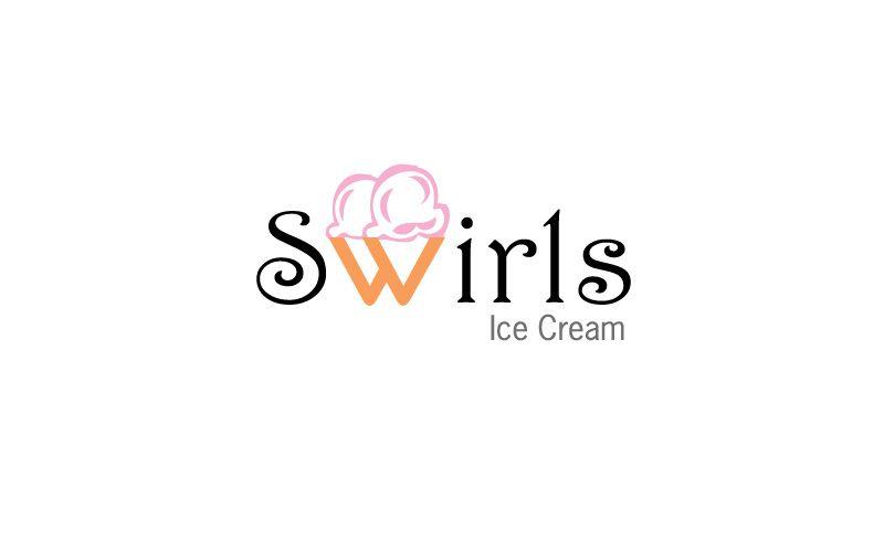 Swirl Ice Cream Logo - Ice cream Logos