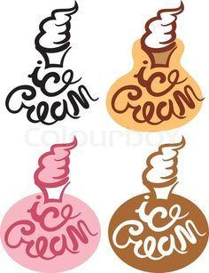 Swirl Ice Cream Logo - 9 Best Ref images | Graphics, Ice cream logo, Ice logo