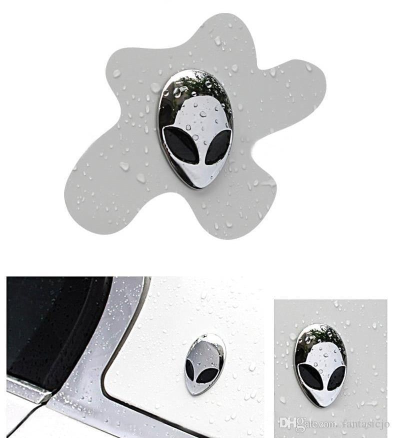Alien Head Logo - 2019 Alienware Alien Head UFO 3D Metal Personaliz Auto Car Motor ...