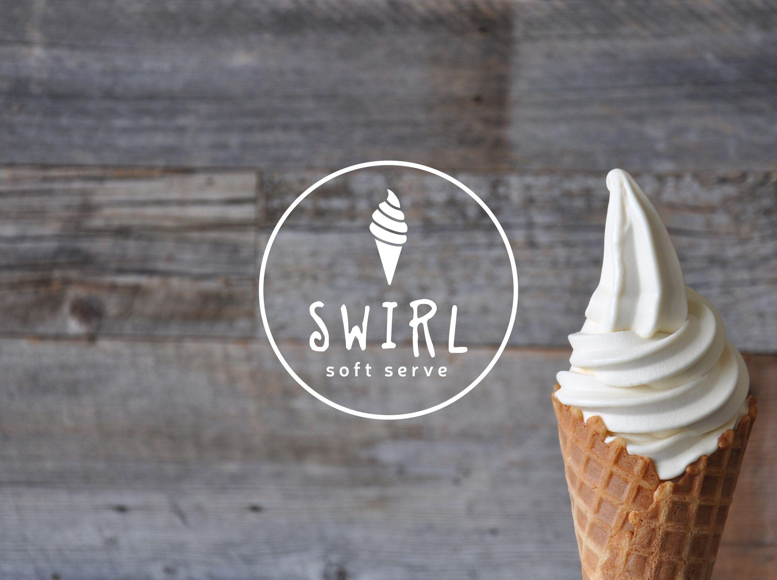 Swirl Ice Cream Logo - Swirl Soft Serve Ice Cream