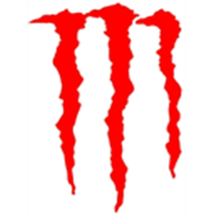 Red Monster Energy Logo - Monster-Energy-Logo-red-300[1] - Roblox