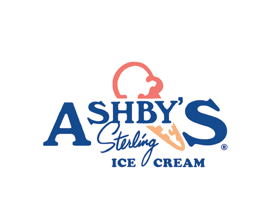 Swirl Ice Cream Logo - Ashby's Sangria Swirl Sherbet. Pointe Dairy Inc. Michigan Dairy