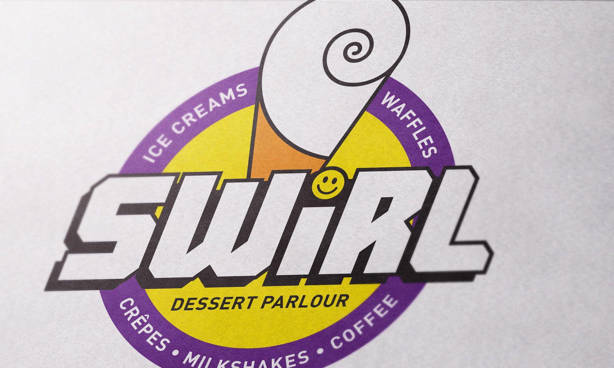 Swirl Ice Cream Logo - Ivoryred: Portfolio - Swirl