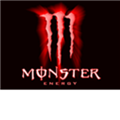 Red Monster Energy Logo - red-monster-energy-drink-logo-photo - Roblox