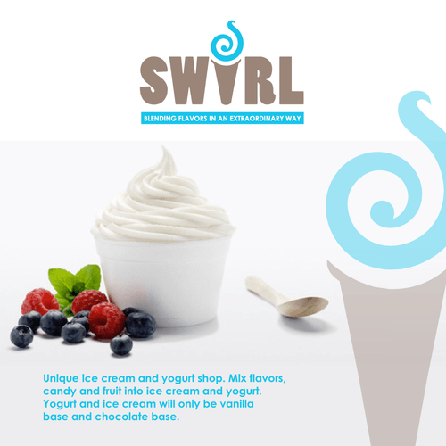 Swirl Ice Cream Logo - Swirl. Logo design contest