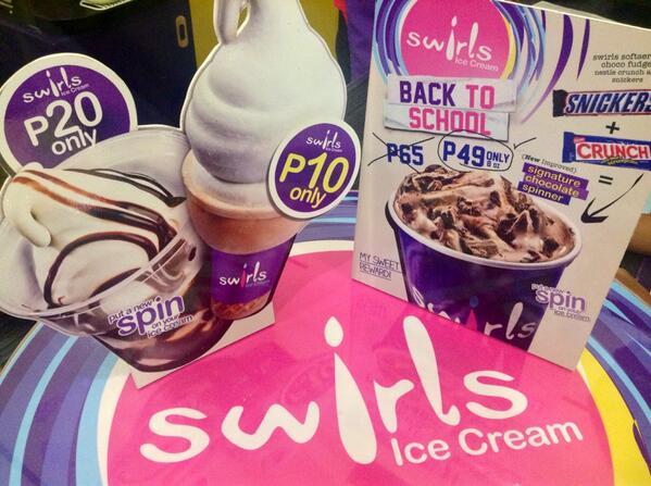 Swirl Ice Cream Logo - Davao Food: One Plate At a Time: Swirls Ice Cream at SM City Davao