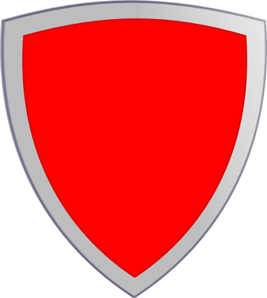 Security Red Shield Logo - Plain Red Security Shield Clip Art clip art