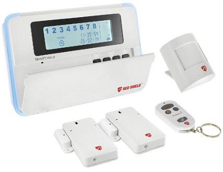 Security Red Shield Logo - Red Shield 8 Zone Wireless Alarm Kit with Telephone Dialler