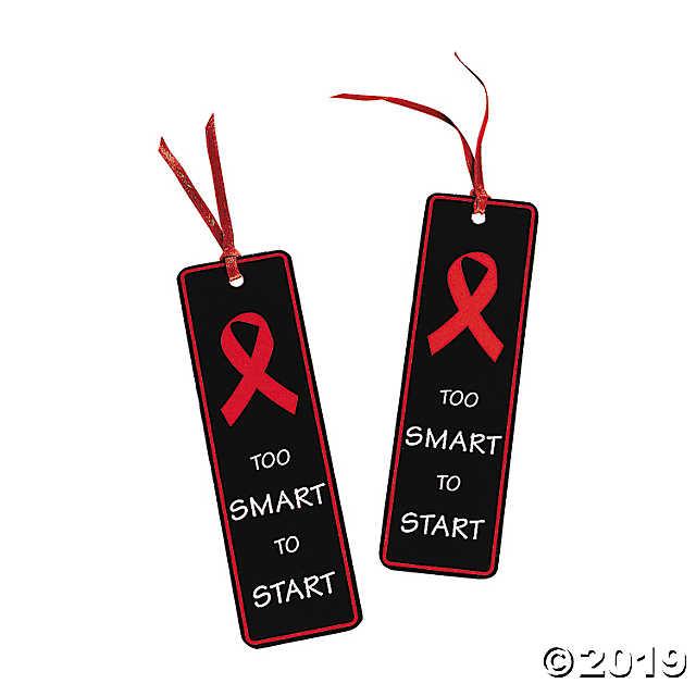 Red Ribbon Bookmark Logo - Red Ribbon Week Bookmarks