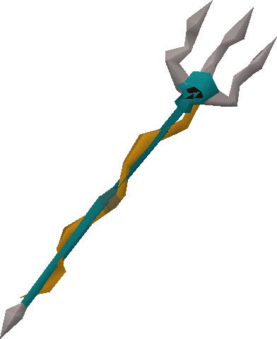 Trident Staf Logo - Trident of the seas. Old School RuneScape