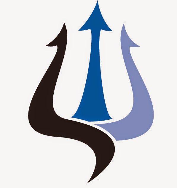 Trident Staf Logo - Poseidon Pond Mann: Pond Stars - Healing Garden