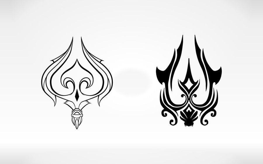 Trident Staf Logo - Entry #15 by MichaelCheung for High Quality Fantasy Trident Staff ...