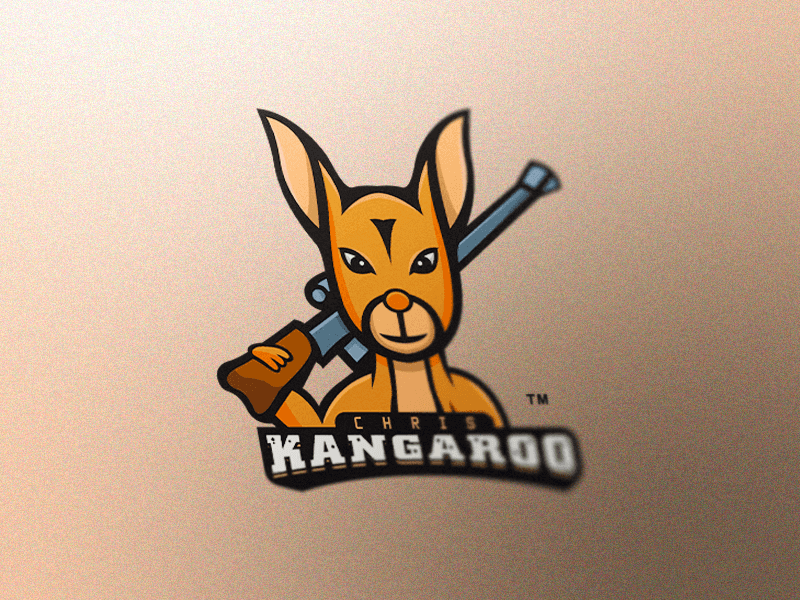 Kangaroo Mascot Logo - Kangaroo Mascot Logo by ZOPPΞR | Dribbble | Dribbble