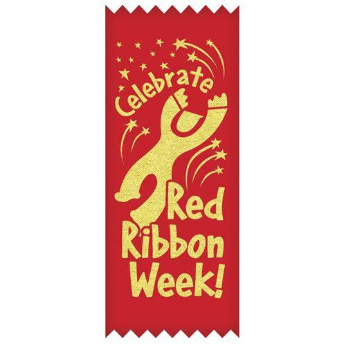 Red Ribbon Bookmark Logo - Celebrate Red Ribbon Week - STANDARD Ribbons | Nimco