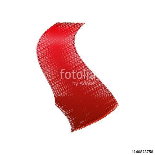 Red Ribbon Bookmark Logo - drawing bookmarks ribbon image vector illustration eps 10