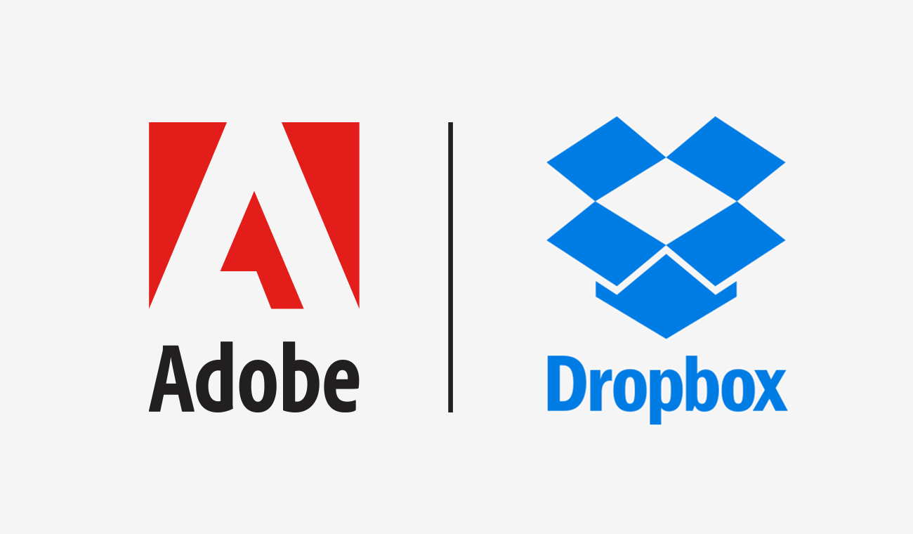 Dropbox.com Logo - Dropbox and Adobe partnership makes working with PDFs simple