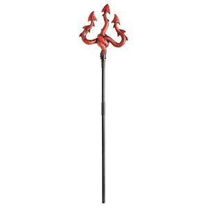 Trident Staf Logo - Red Devil Serpent Pitchfork Staff Trident Demon Halloween Fancy ...