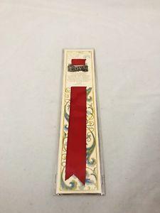 Red Ribbon Bookmark Logo - Russ Words Of Wisdom Love Bookmark Red Ribbon Brand New