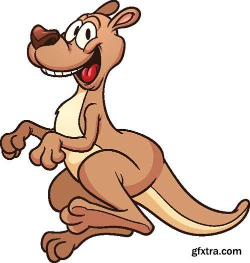 Kangaroo Mascot Logo - Kangaroo Mascot