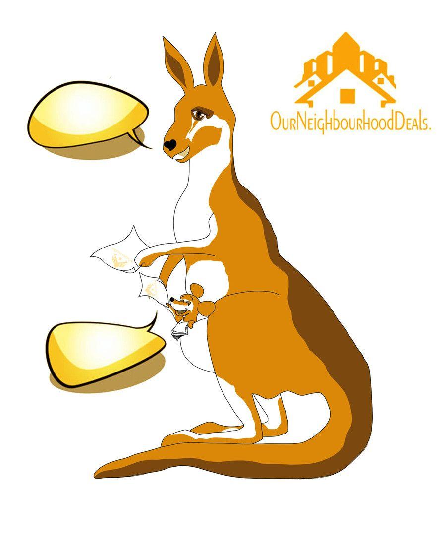 Kangaroo Mascot Logo - Entry #13 by dandanzhang for design a kangaroo mascot for company ...