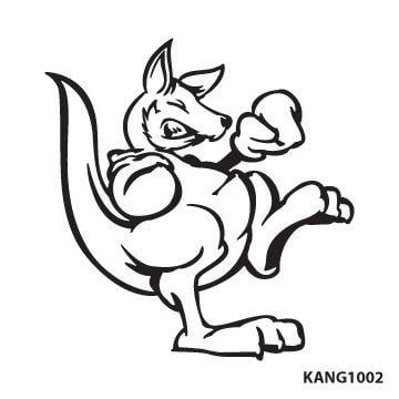 Kangaroo Mascot Logo - KANGAROO MASCOT IDEAS FOR SCREEN PRINTING AND MORE