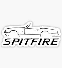 Triumph Spitfire Logo - Triumph Spitfire Stickers | Redbubble