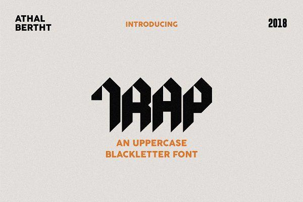 Black Letter I Logo - Blackletter Fonts ~ Creative Market