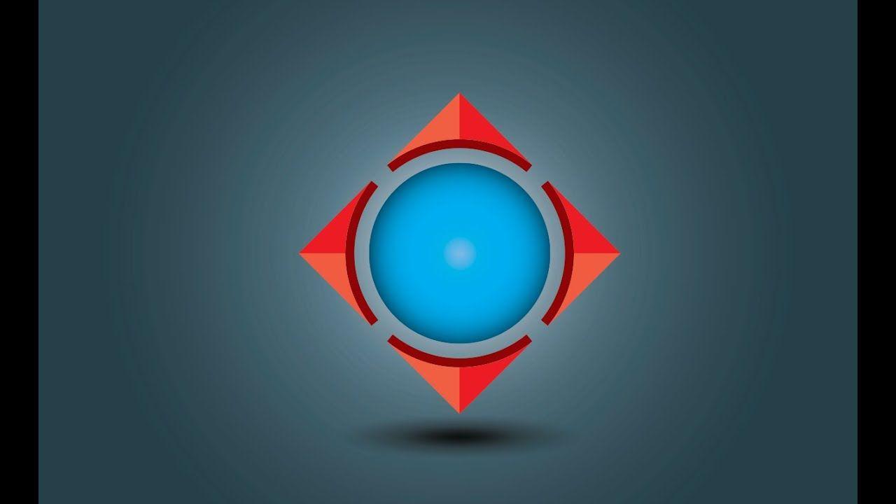 Inside in a Square Logo - Illustrator Tutorial | 3D Logo Design | Circle Inside - YouTube