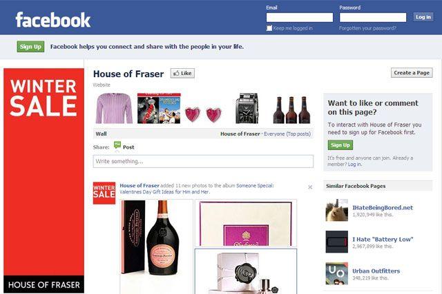 Social Media House Logo - House of Fraser targets students through social media