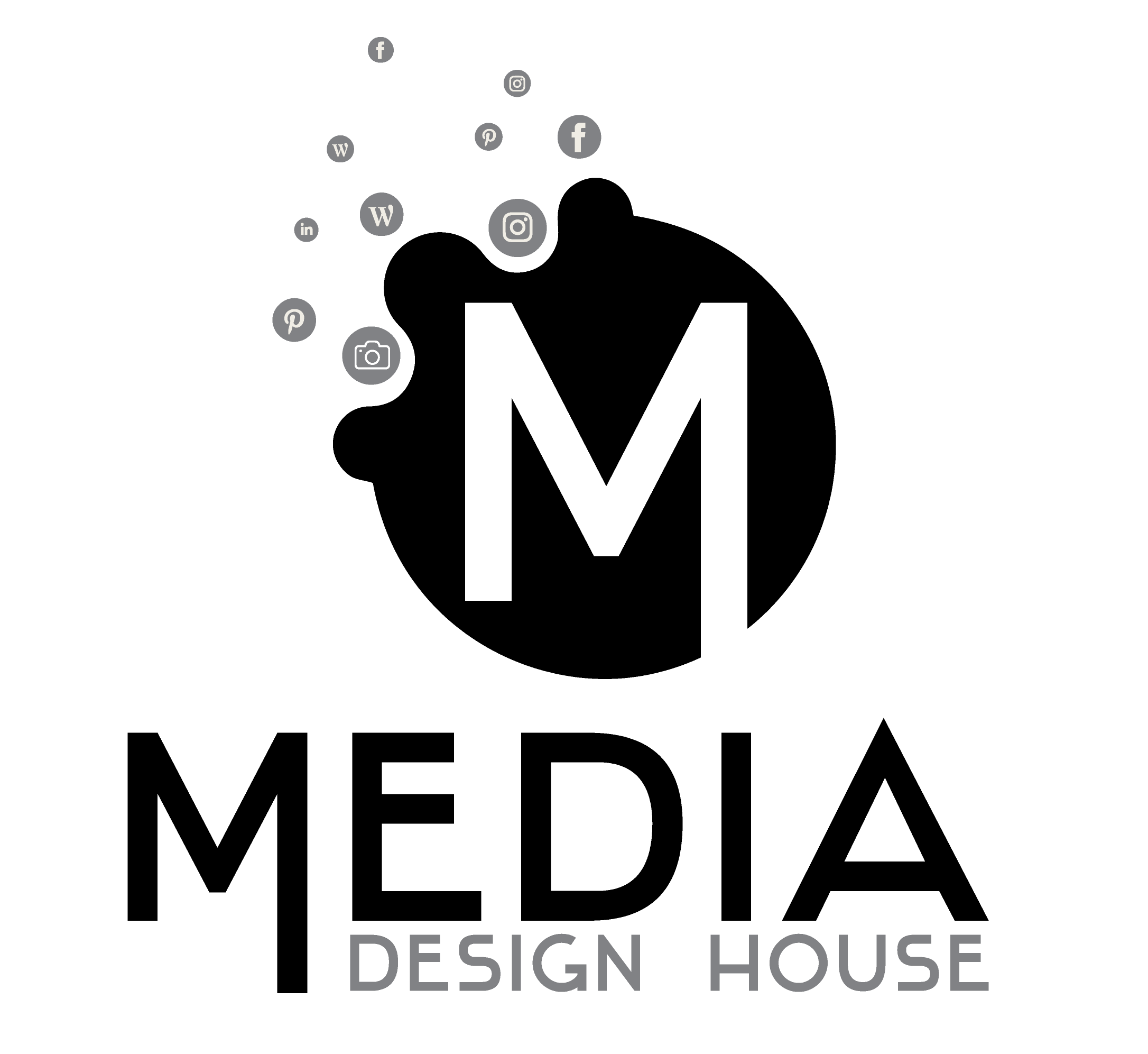 Social Media House Logo - Web Design | Social Media Management | Content Creation