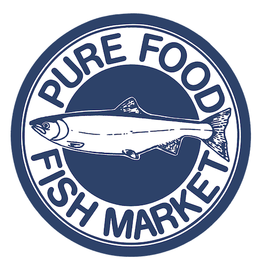Seafood Market Logo - Pure Food Fish Market - The World's Best Tasting Seafood