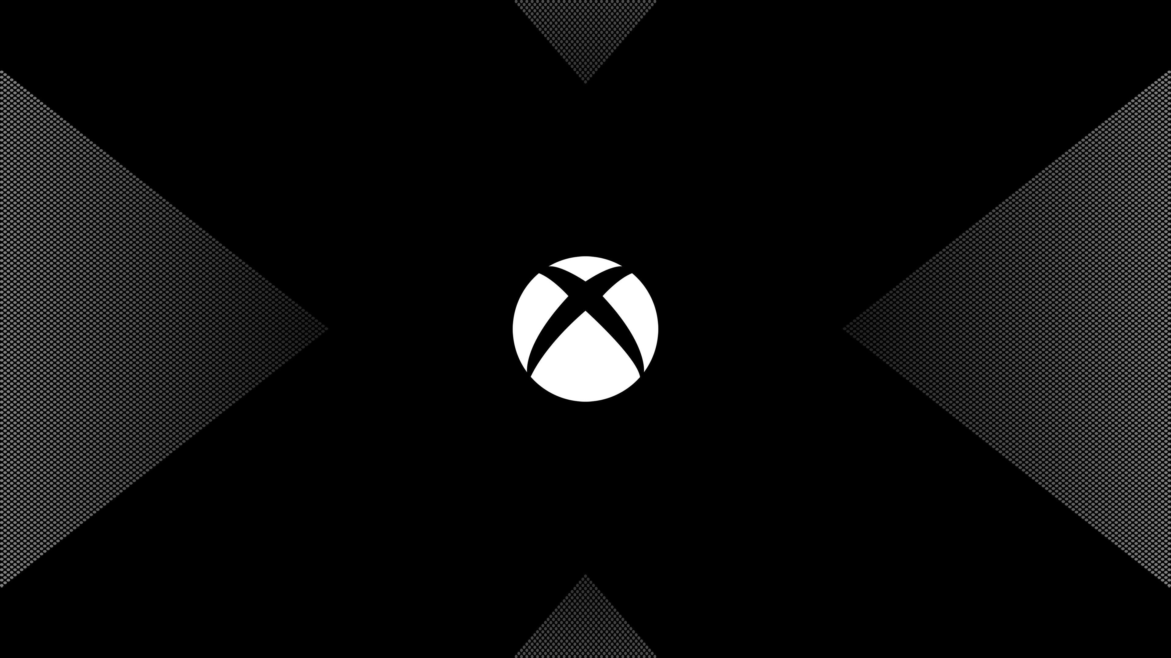 4K-resolution Black and White Logo - Wallpaper Xbox One X, Logo, Dark, Minimal, HD, 4K, Games