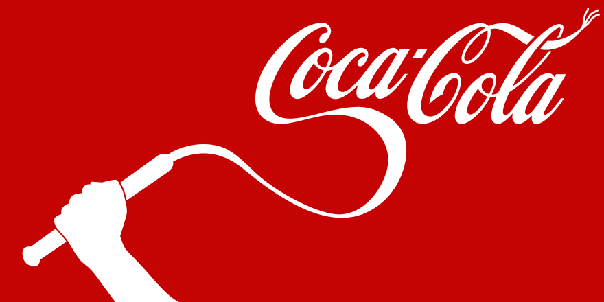 Modern Coca-Cola Logo - Artists create powerful “anti-logos” to protest modern day slaves ...
