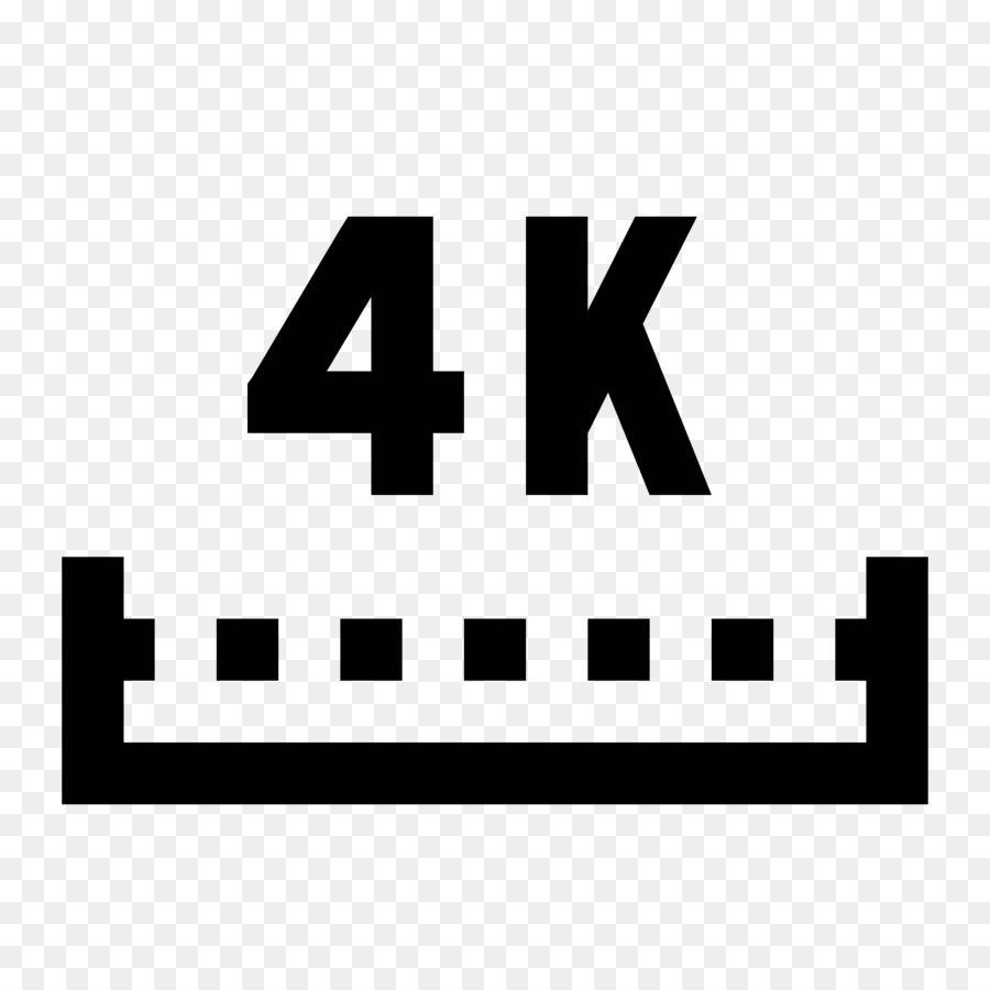 4K-resolution Black and White Logo - Computer Icons 1080p High-definition television Logo 4K resolution ...