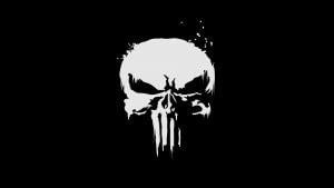 4K-resolution Black and White Logo - cool black and white wallpaper of the punisher logo in 4k resolution ...