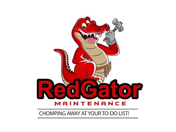 Red Gator Logo - Red Gator Maintenance