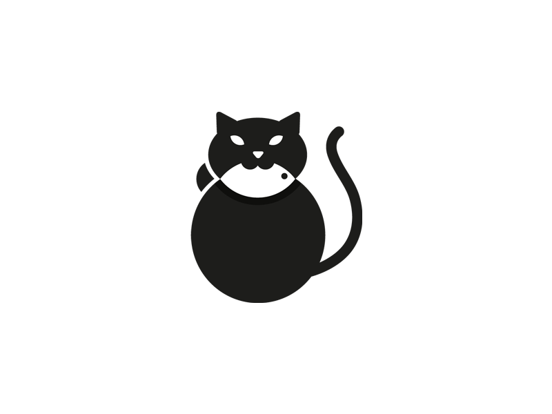 Bad Cat Logo - Bad Cat by logorilla | Dribbble | Dribbble