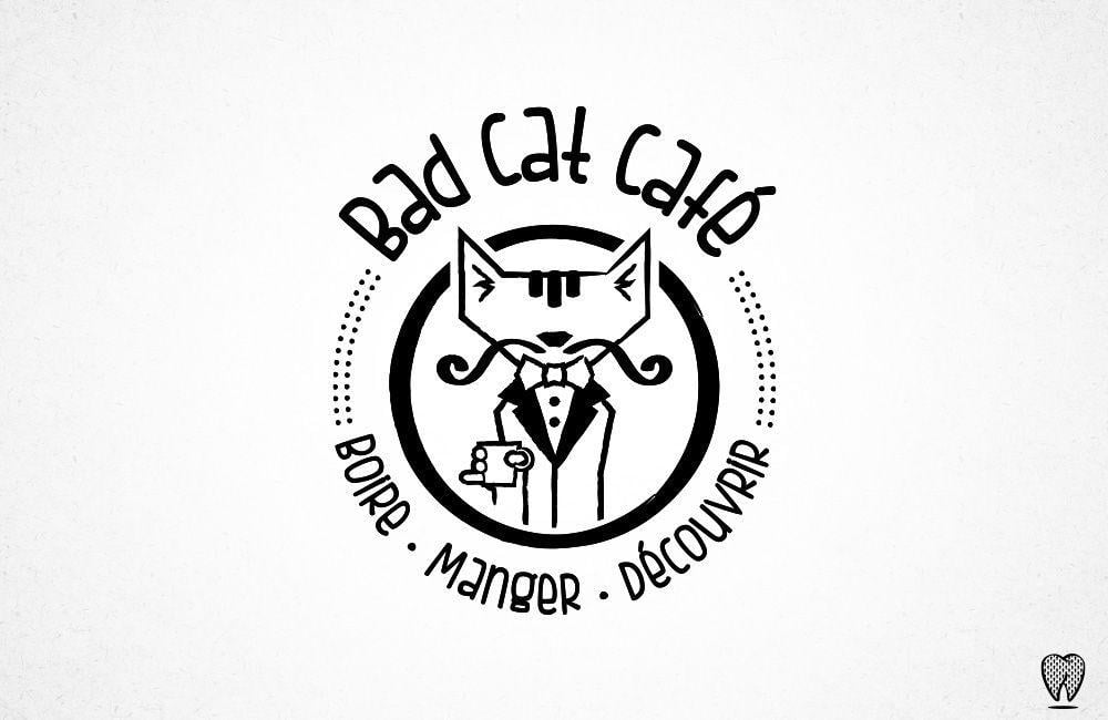 Bad Cat Logo - Pin by BadCat Design on Calling all BadCats | Pinterest | Cafe logo ...