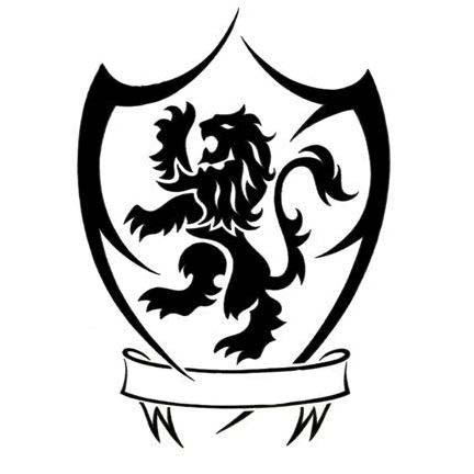 Cool Crest Logo - Cool Tribal Family Crest Tattoo Design With an English Lion
