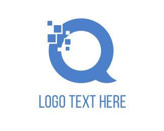 Blue Q Logo - Networking Logos. The Networking Logo Maker