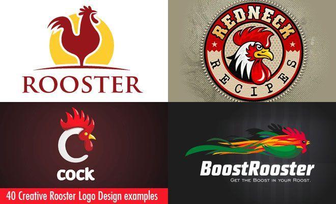 Rooster Inside Triangle Logo - Creative Rooster and Chicken Logo Design examples. LOGO design