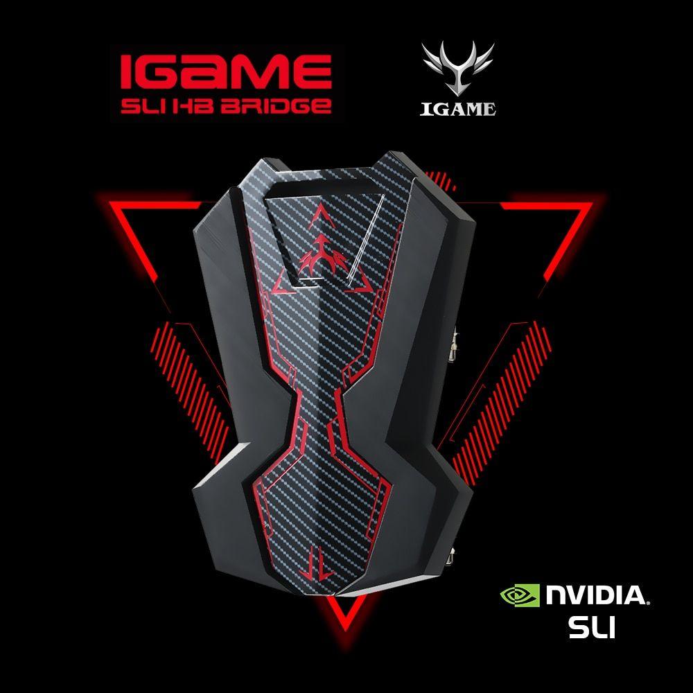 Colorful iGame Logo - Colorful iGame SLI HB BRIDGE 3 SLOT 60mm Dual Graphics Crossfire