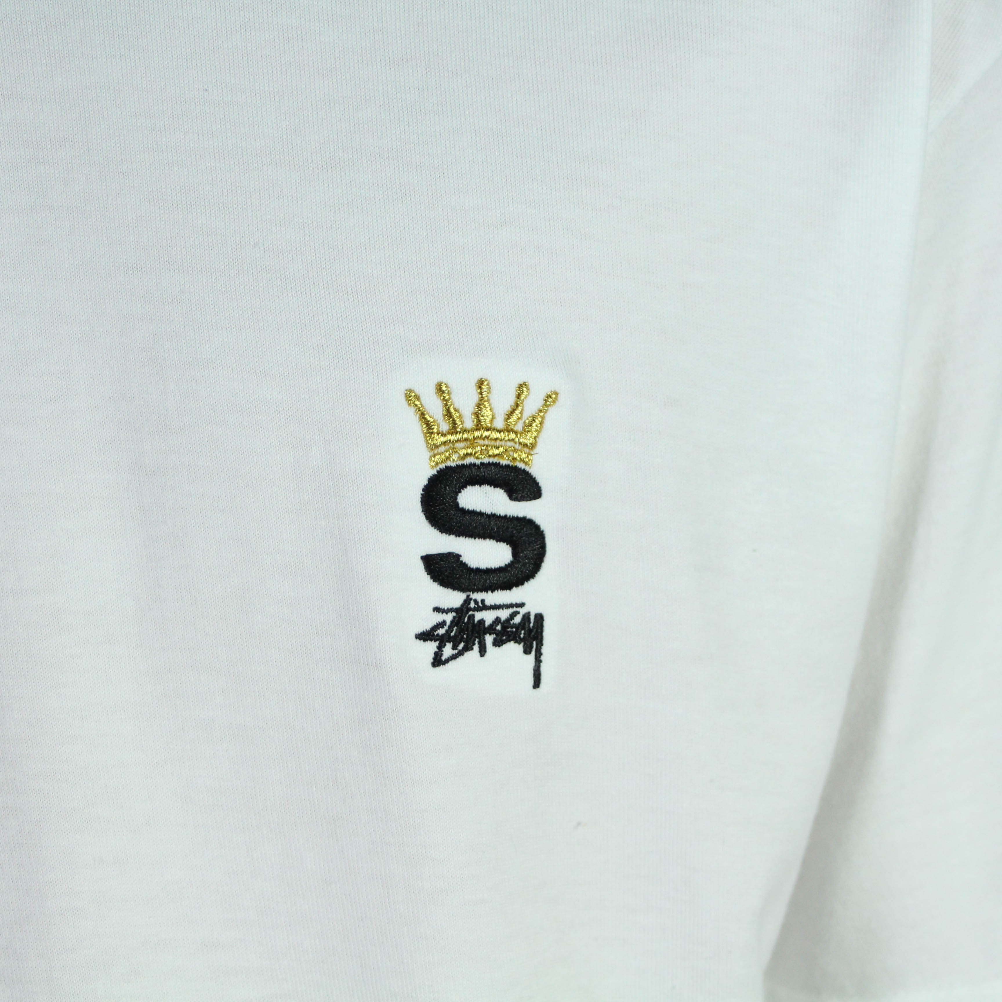 Stussy Crown Logo - Stussy Crown Royal T-Shirt - White - Remix Casuals