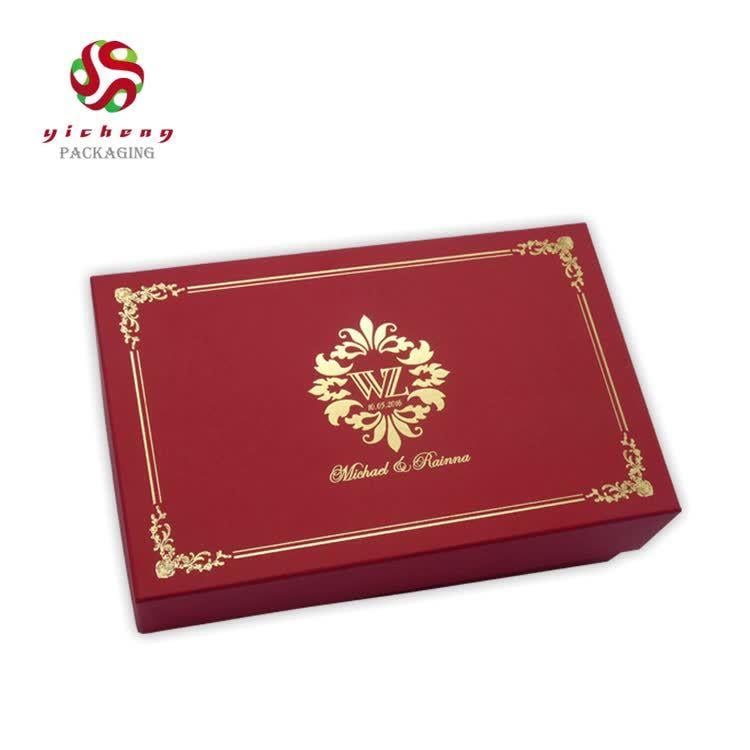 Fancy Red Logo - Custom Stamping Logo Fancy Red Gift Box With Lid Red Gift Box, Gift Box With Lid, Red Stamping Logo Box Product on Alibaba.com