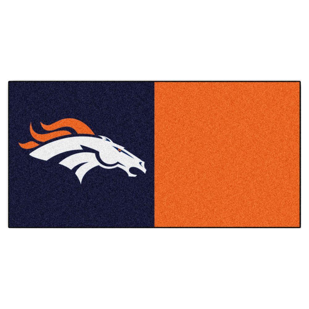 Blue and Orange Store Logo - TrafficMASTER NFL Broncos Navy Blue and Orange Nylon 18