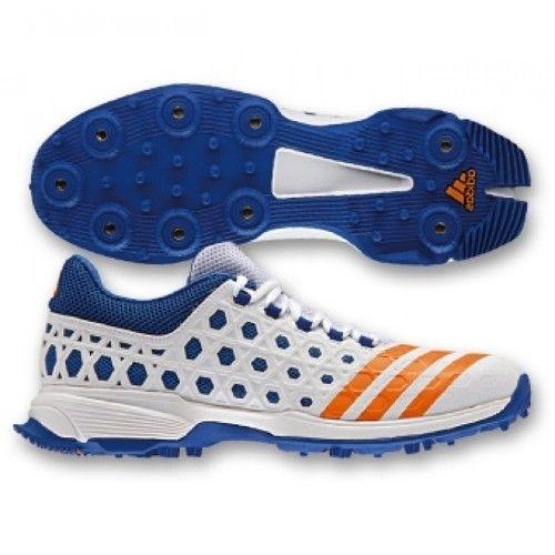 Blue and Orange Store Logo - Adidas Blue and Orange Cricket Shoes Shoes Store, Makrana