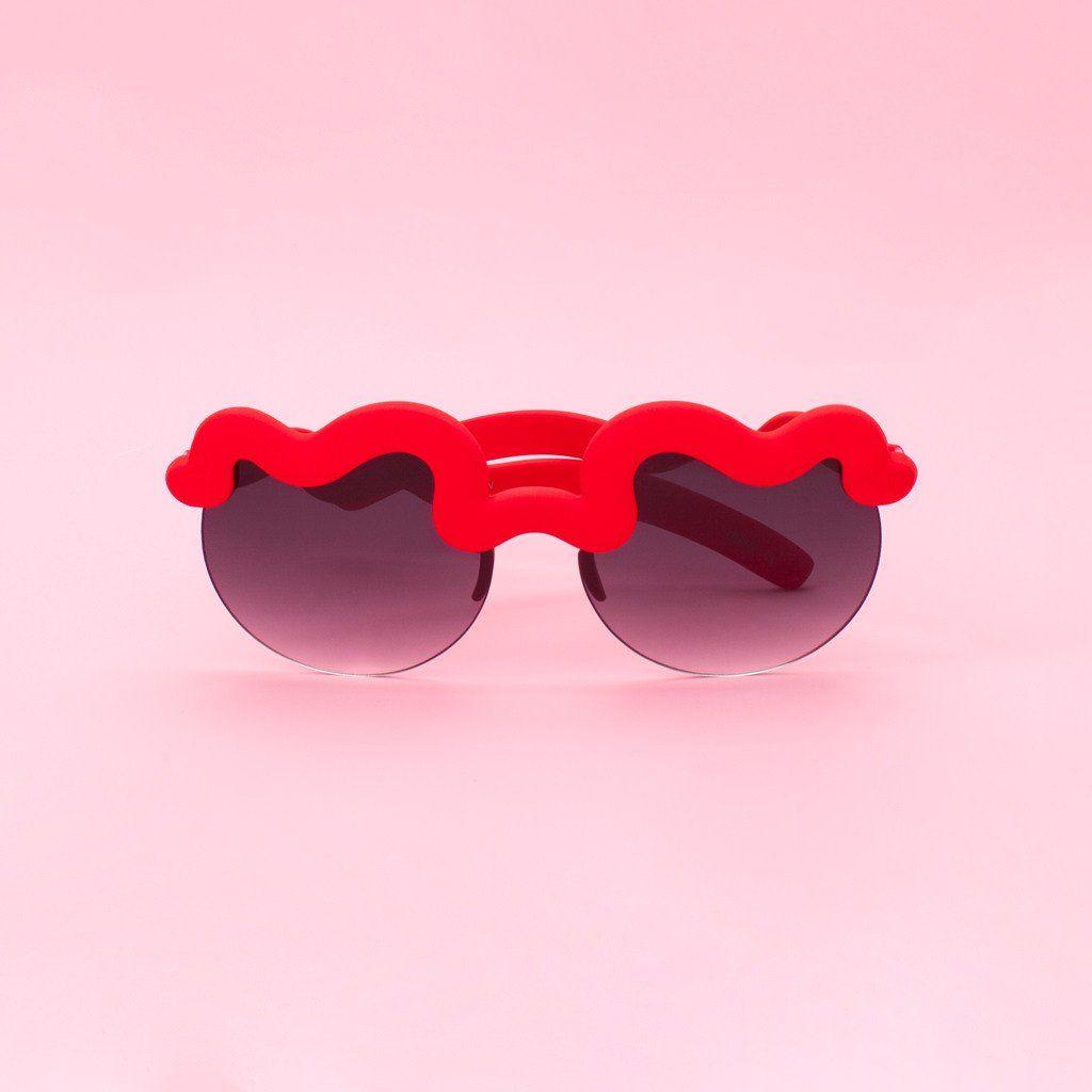 Red Squiggle Logo - red squiggle sunglasses – bold12
