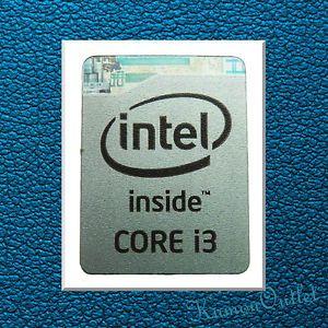 I3 Logo - Intel Core i3 Inside Sticker Badge 2013 Haswell LAPTOP LOGO Silver ...