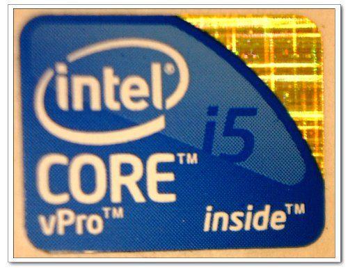 2013 Intel Inside Logo - I5 Desktop Computer: Intel CORE I5 vPro Logo Stickers Badge