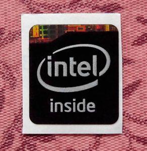 2013 Intel Inside Logo - Intel Inside Black Sticker 15.5 x 21mm 2013 Version Haswell Case